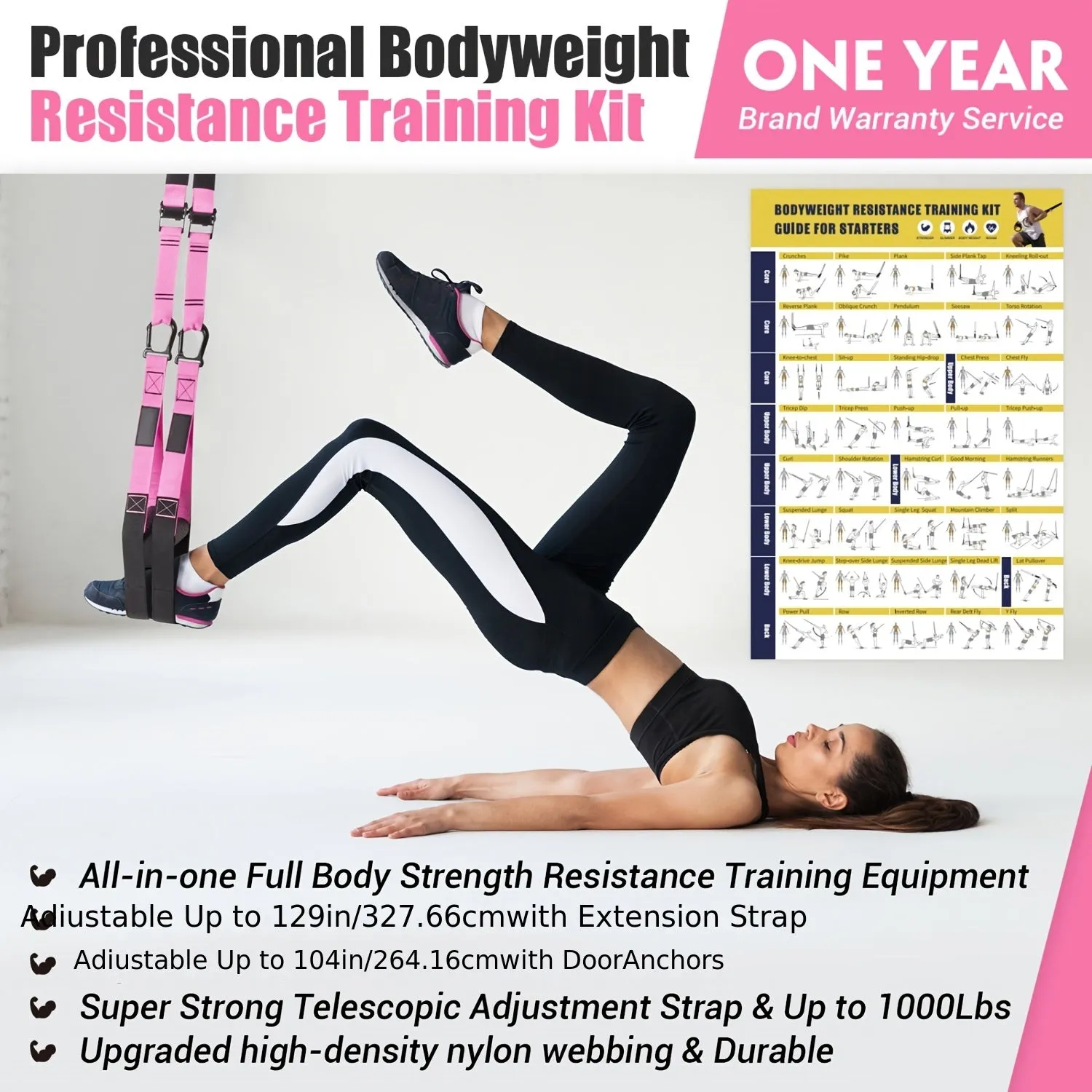 Complete Home Gym Resistance Training Kit