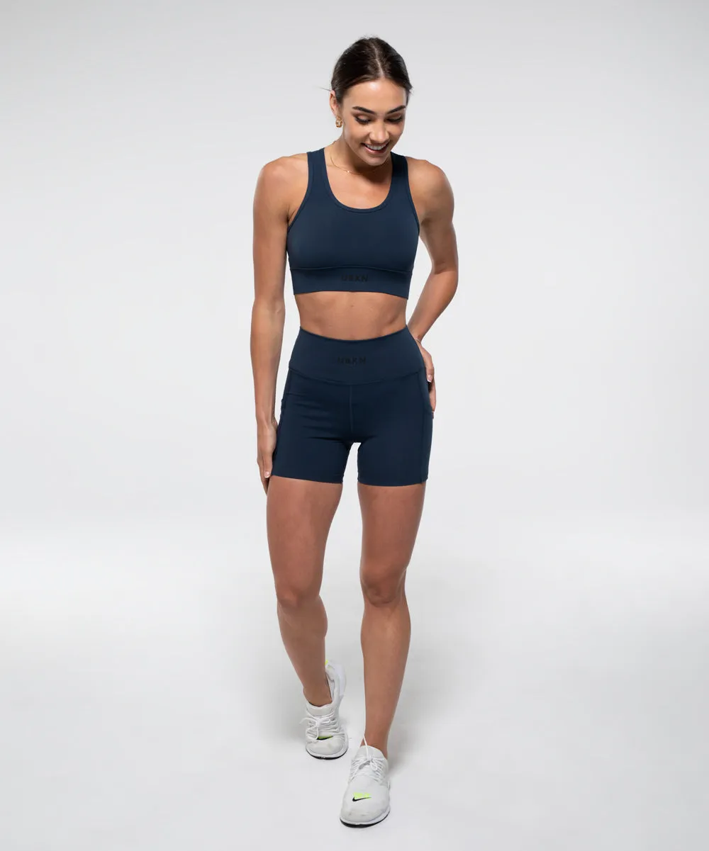 CONQUER Sports Bra in Steel Blue