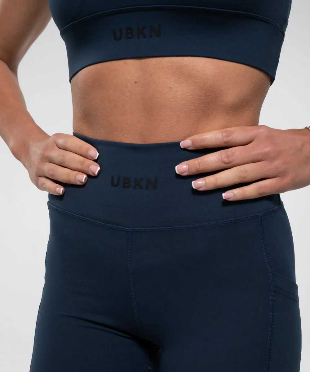CONQUER Sports Bra in Steel Blue