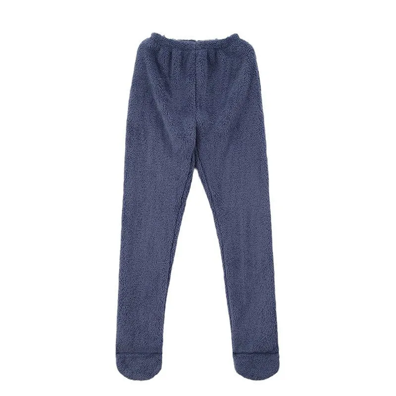 Coral Fleece Socks Leggings