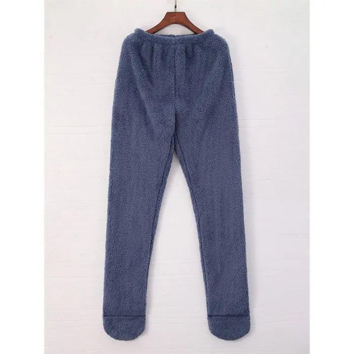 Coral Fleece Socks Leggings