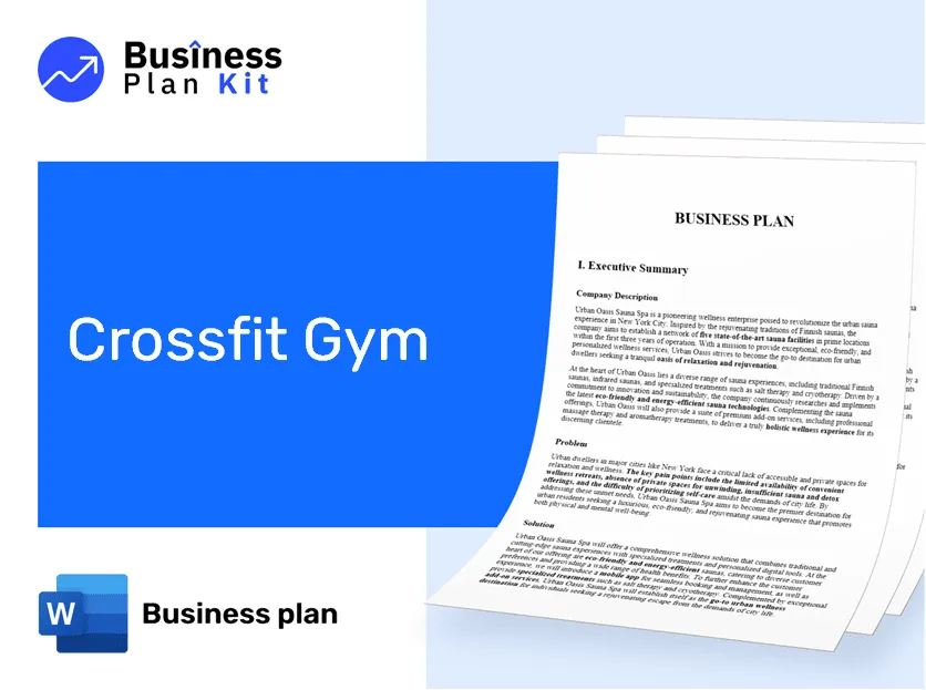 Crossfit Gym Business Plan Example