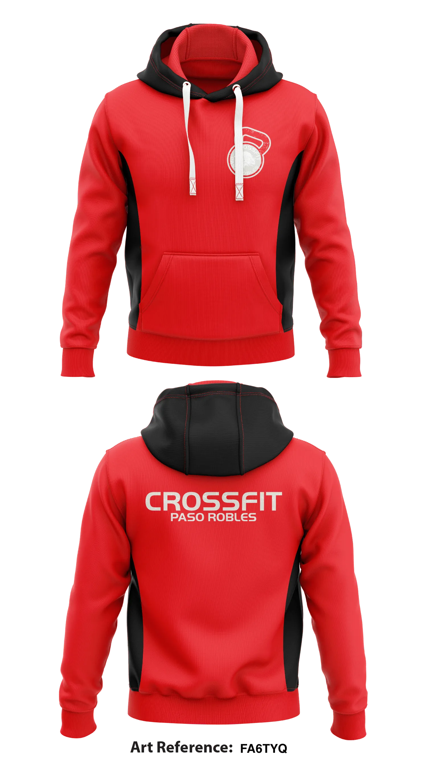 CrossFit Paso Robles Store 1 Core Men's Hooded Performance Sweatshirt - fA6tYQ