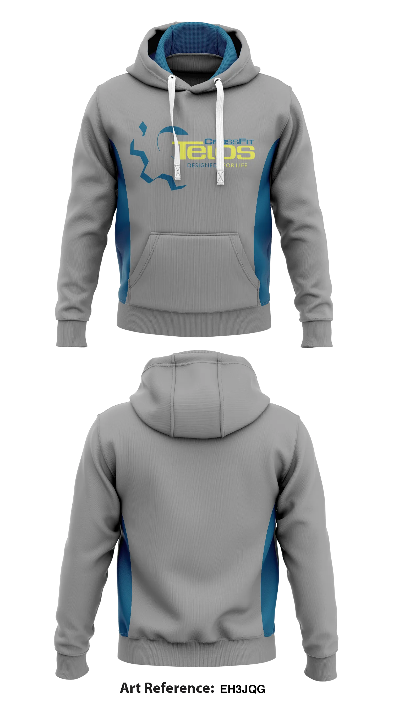 CrossFit Telos Store 1  Core Men's Hooded Performance Sweatshirt - eH3jqG