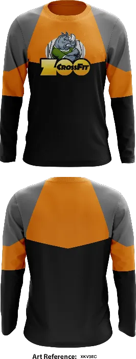 Crossfit Zoo Core Men's LS Performance Tee - xkV3ec