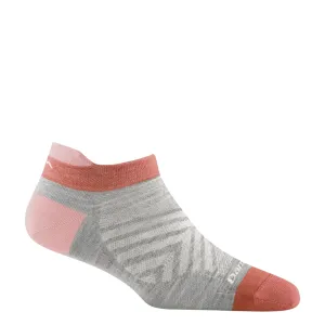 Darn Tough Women's Run No Show Tab Ultra-Lightweight Running Sock in Ash