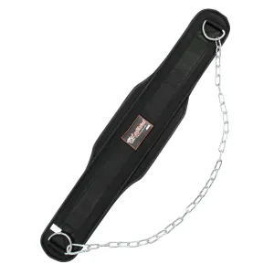 Dip Belt With 34" Metal Chain - Black