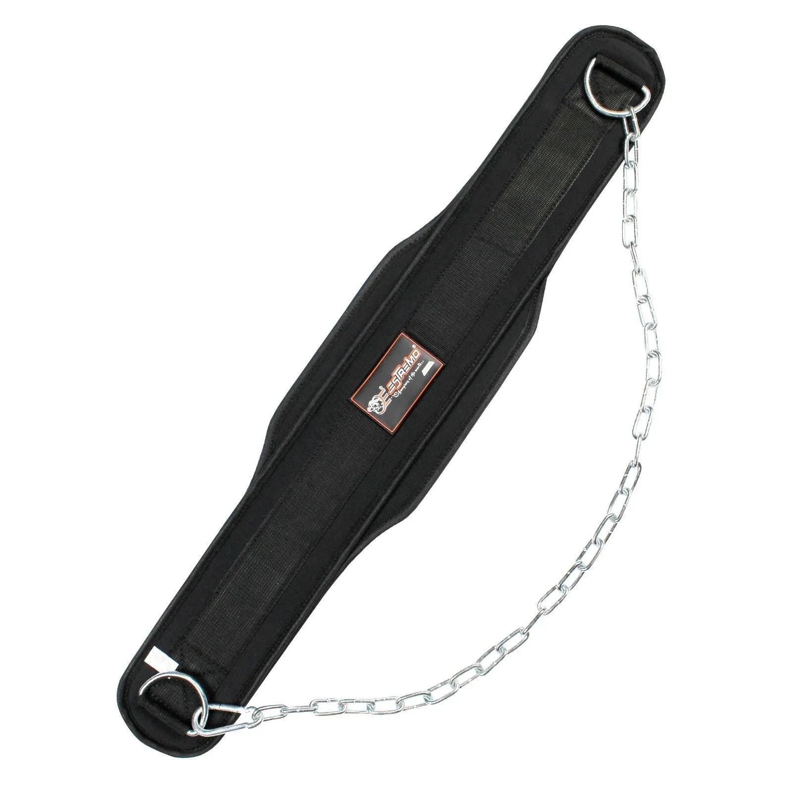 Dip Belt With 34" Metal Chain - Black