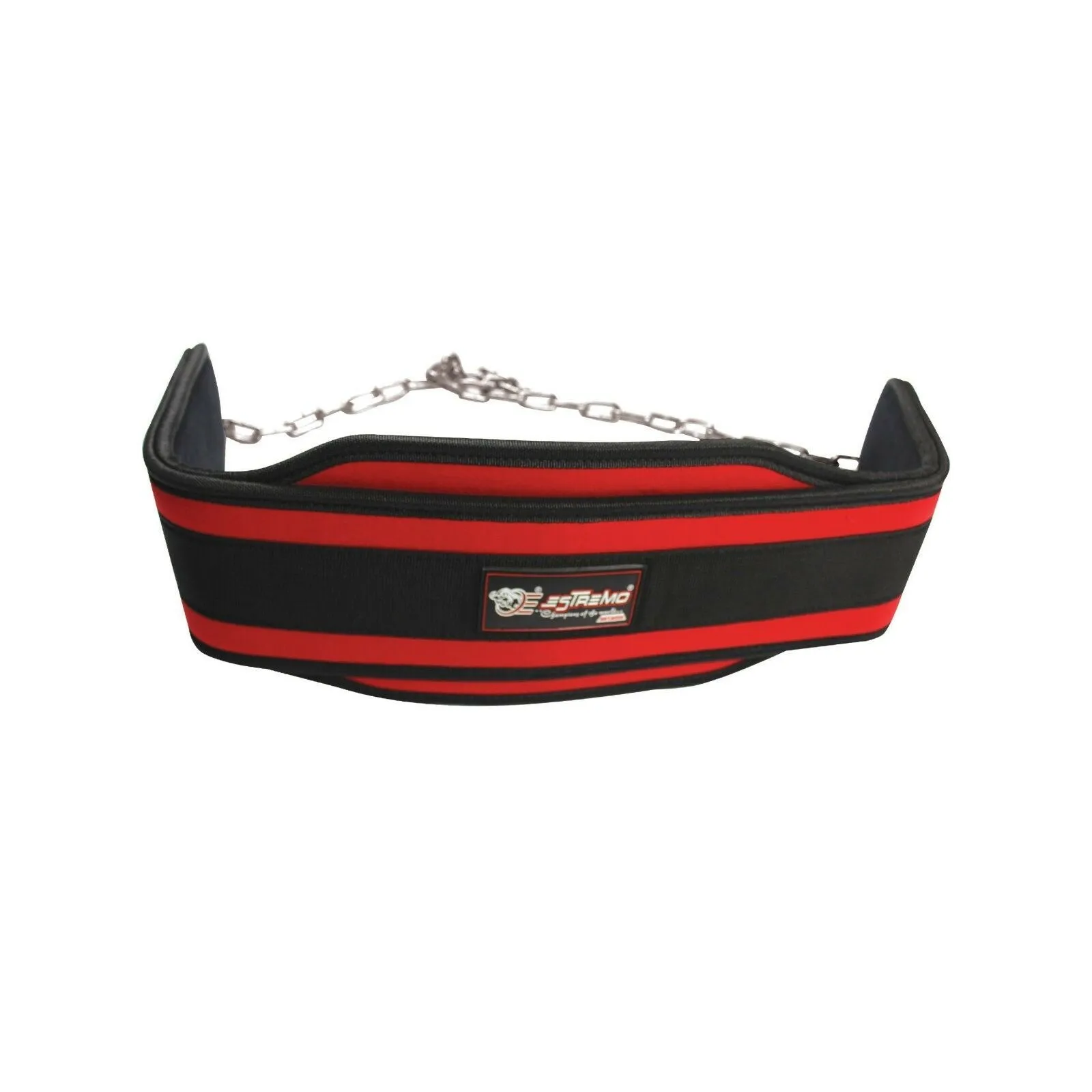 Dipping Belt With 34" Metal Chain - Red