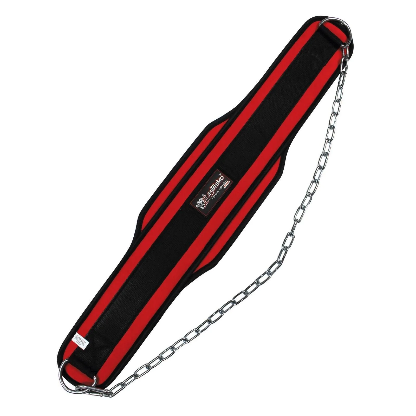 Dipping Belt With 34" Metal Chain - Red