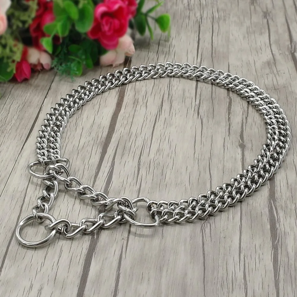 Dog Training Choke Chain Collar/Stainless Steel Slip Collar