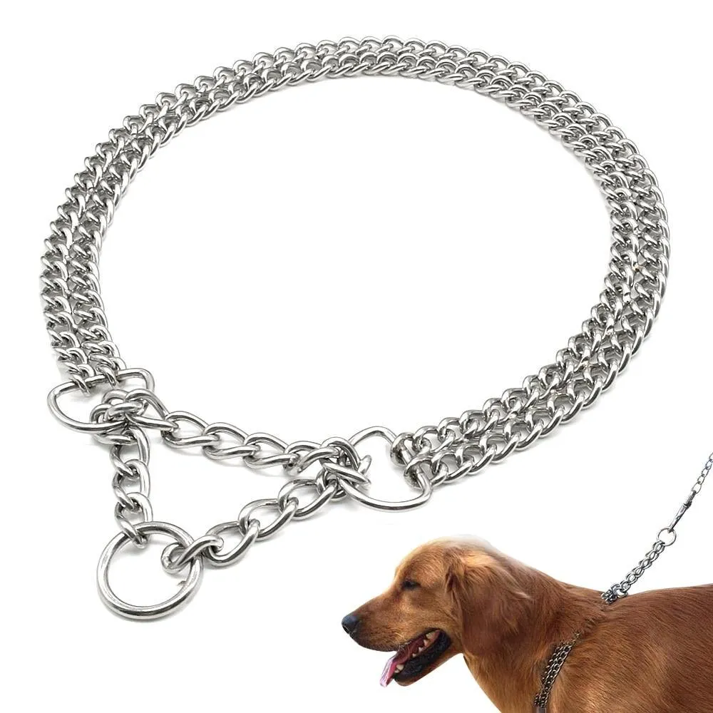 Dog Training Choke Chain Collar/Stainless Steel Slip Collar