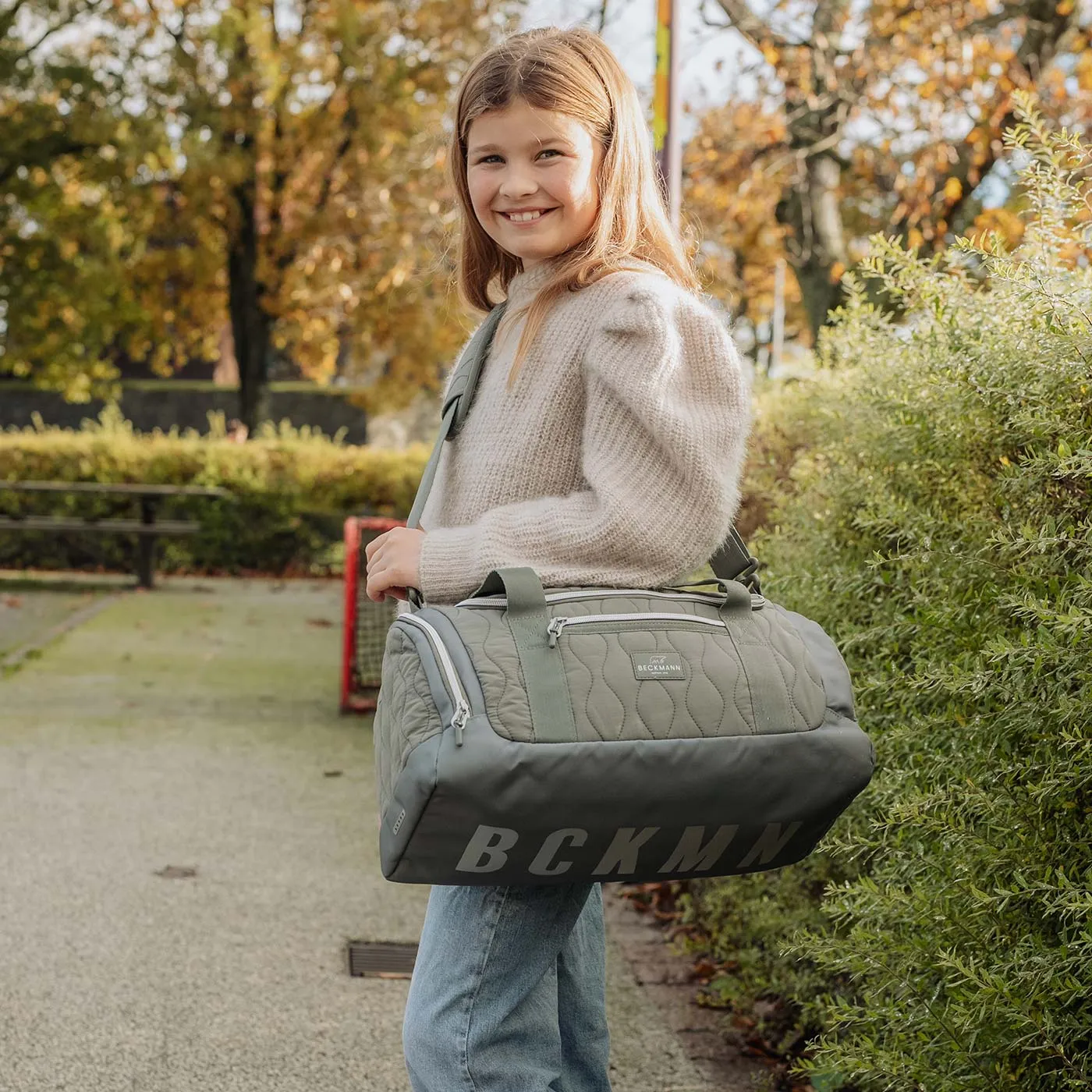 Duffel Bag Sport, Green Padded