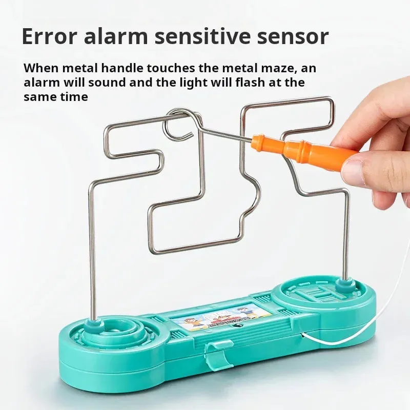 Electric Touch Maze Puzzle - Interactive Focus Training Game