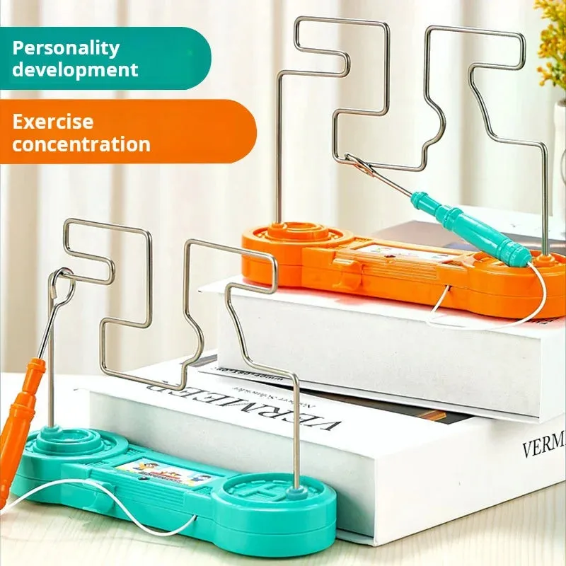 Electric Touch Maze Puzzle - Interactive Focus Training Game