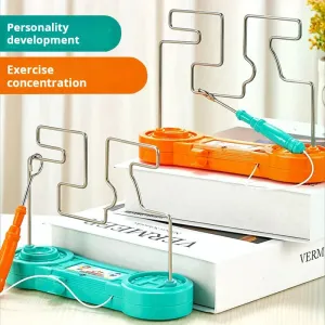 Electric Touch Maze Puzzle - Interactive Focus Training Game