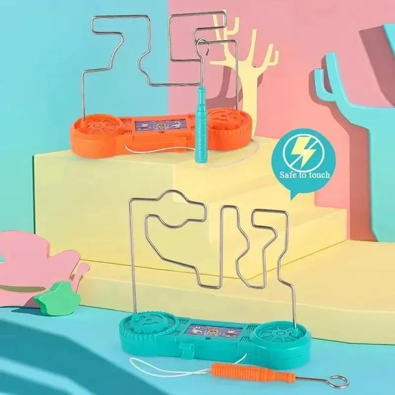 Electric Touch Maze Puzzle - Interactive Focus Training Game