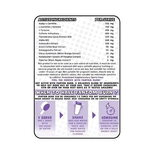 Fantom Sports Burn 300g