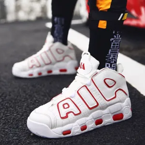 Fashion Men High Top Breathable Sneakers Male Vulcanized Shoes Mixed Color Sneakers Men PU Thick Bottom Shoes Men Zapatillas