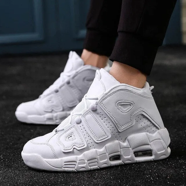 Fashion Men High Top Breathable Sneakers Male Vulcanized Shoes Mixed Color Sneakers Men PU Thick Bottom Shoes Men Zapatillas