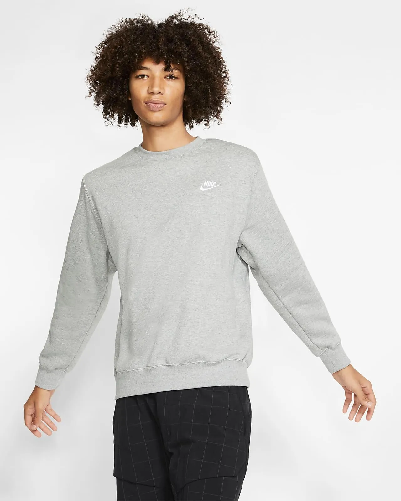 FELPA NIKE DRI-FIT TRAINING CROSSFIT UOMO GIROCOLLO FLEECE