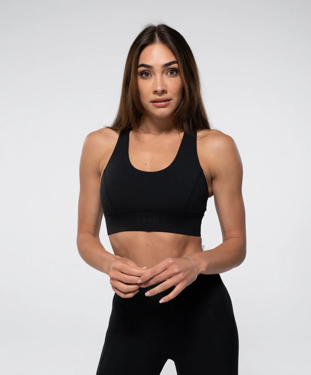 FIERCE Sports Bra in Black