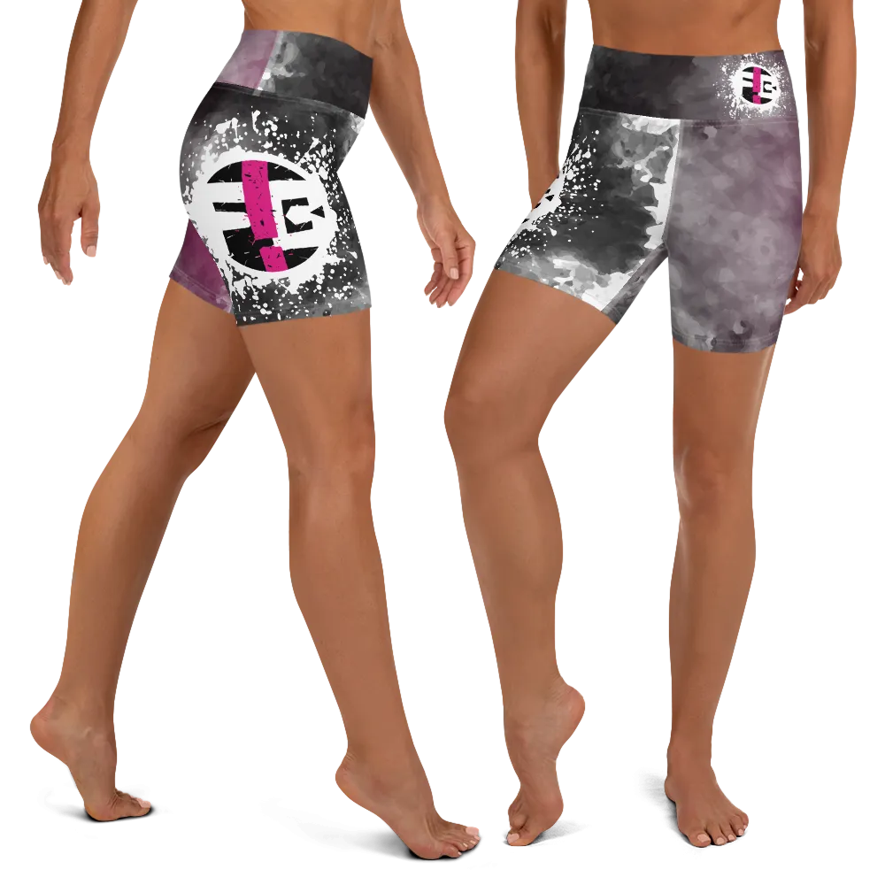 Fit Bitch - Yoga Shorts - Smoke
