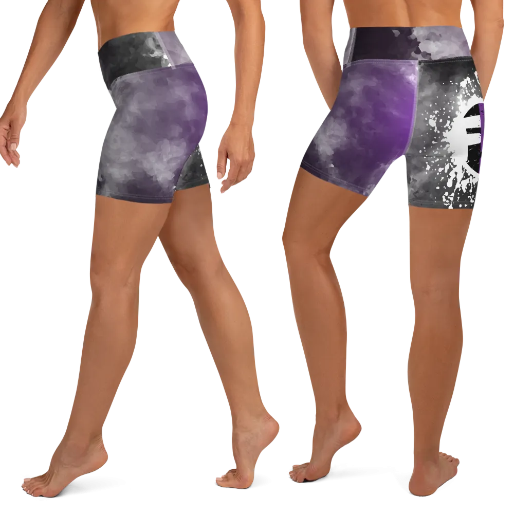 Fit Bitch - Yoga Shorts - Smoke