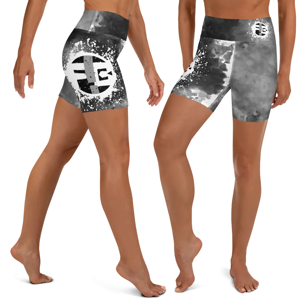 Fit Bitch - Yoga Shorts - Smoke