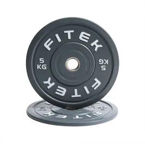 FITEK Ozilliant Virgin Rubber Colour 5kg Bumper Plate Set