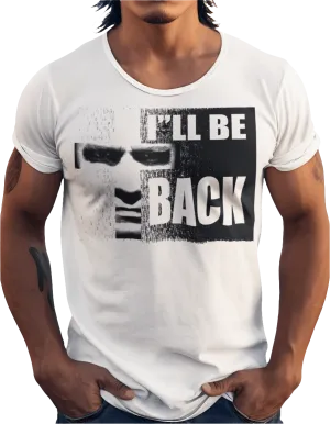 Fitness Clothing, I'll Be Back, Gymstar Gym Gear, Bodybuilding Clothing, Mens Graphic TShirt, Fitness Apparel, Crossfit Wear, Sport Active Clothes