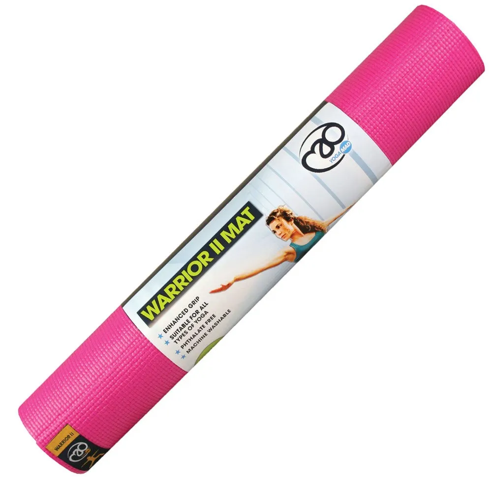 Fitness Mad 4mm Warrior II Yoga Mat