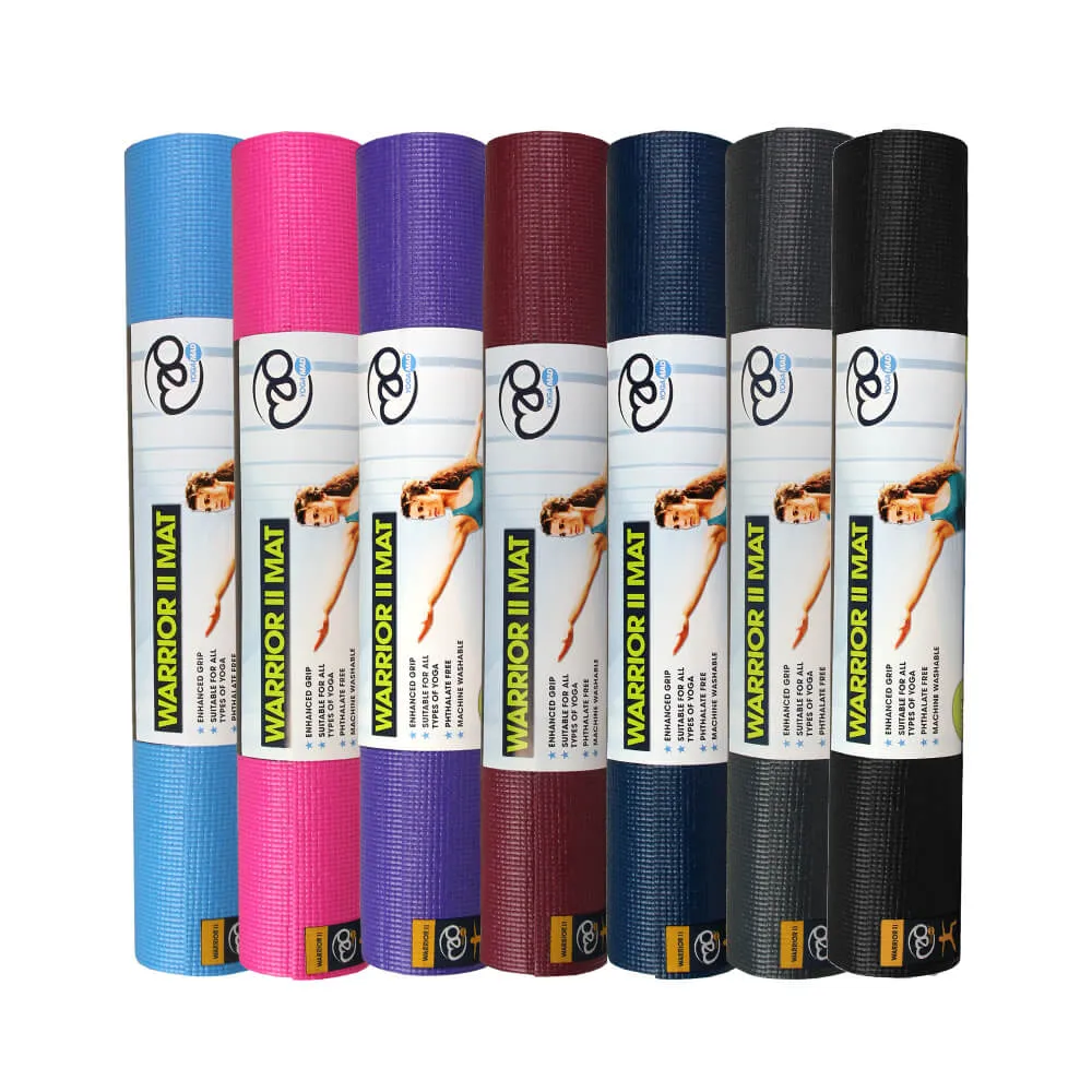 Fitness Mad 4mm Warrior II Yoga Mat