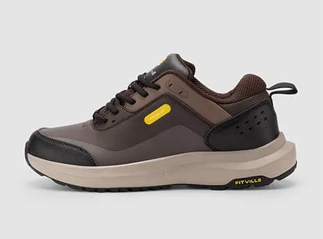 FitVille Men's Low-top Rugged Core Hiking Shoes by FitVille