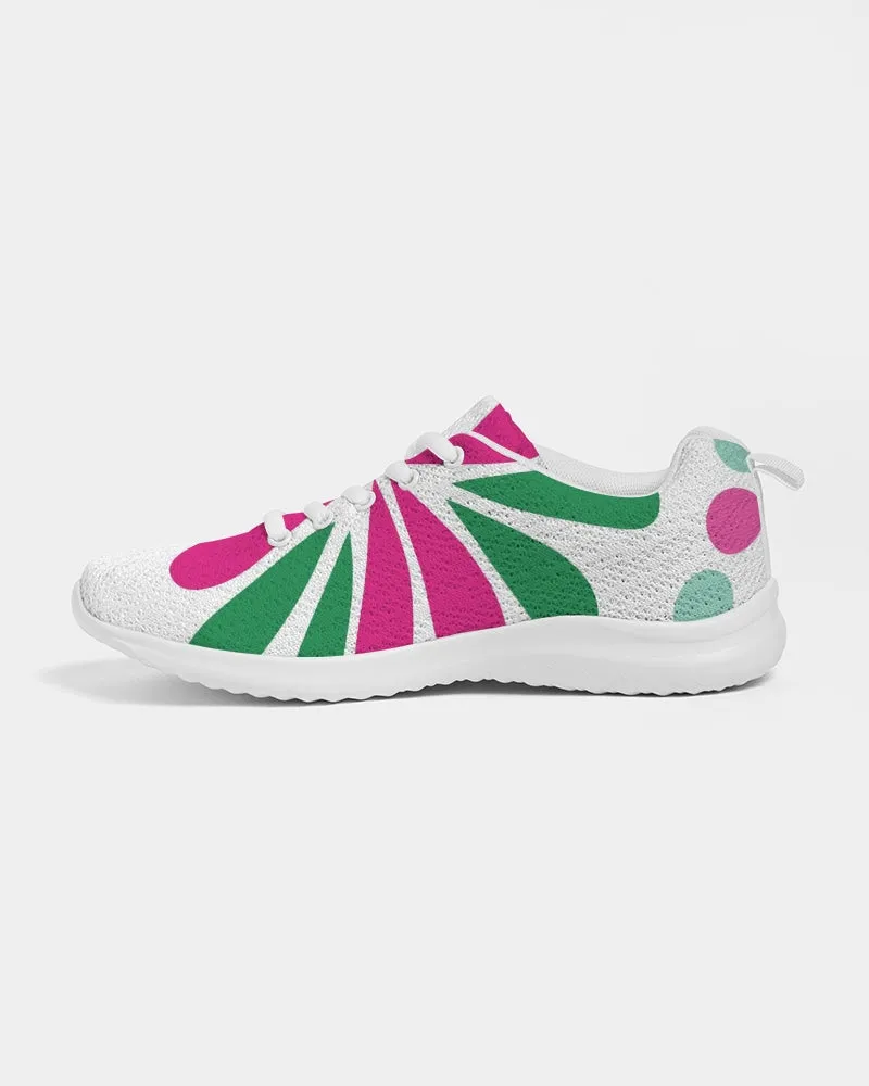 Funky Water Melon & Green Apple Women's Athletic Shoes