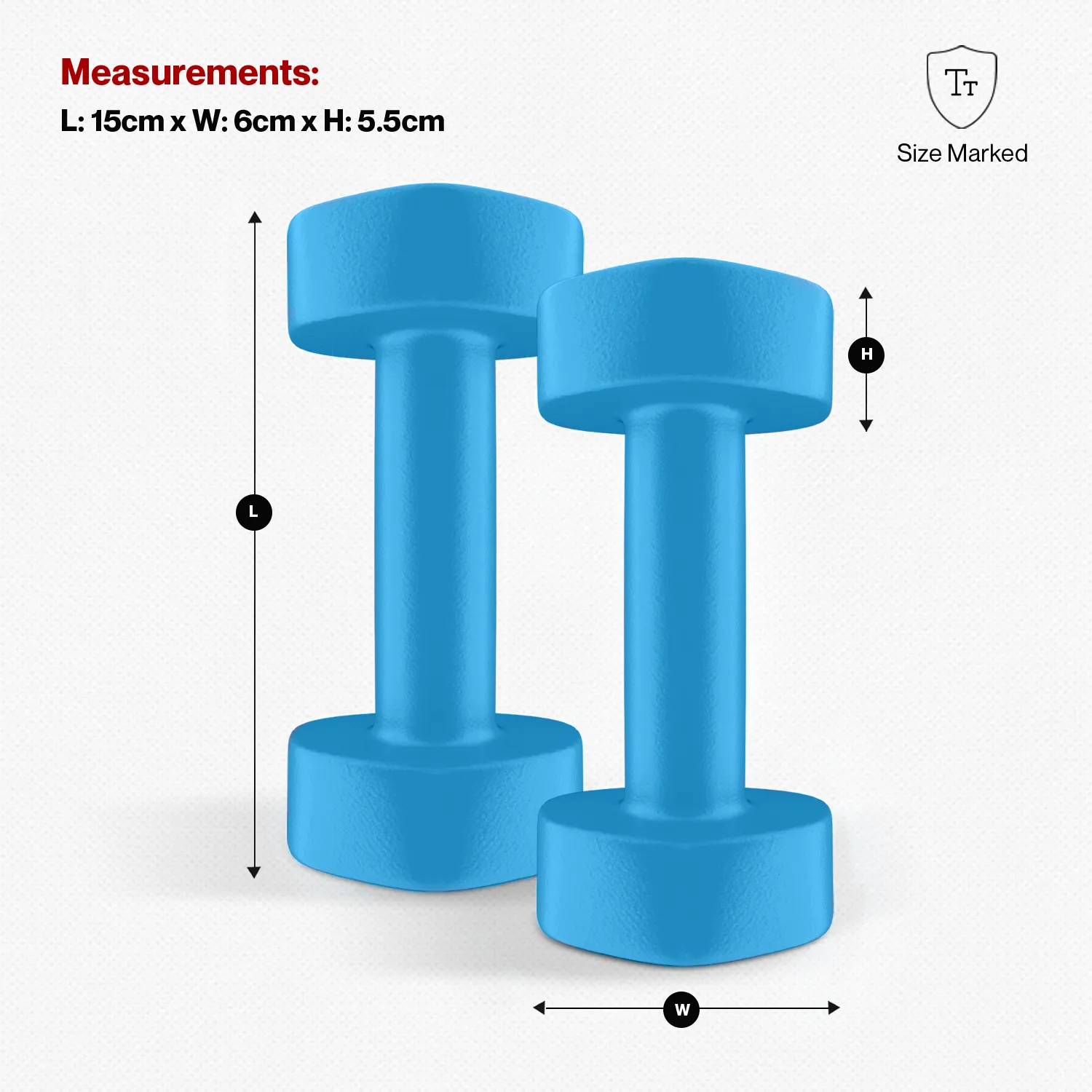 Gallant HEX Neoprene Dumbbells Hand Weights Pair