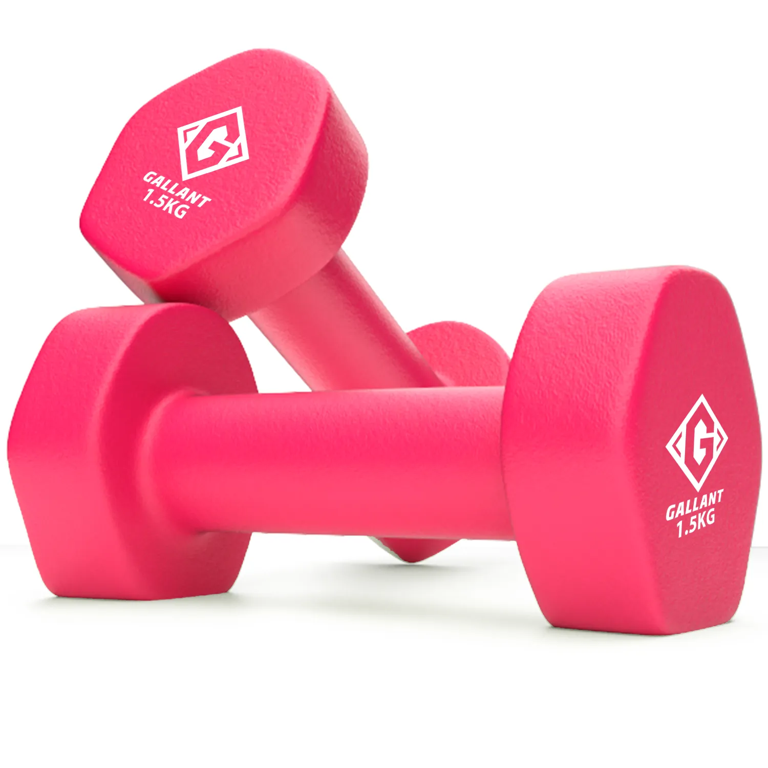 Gallant HEX Neoprene Dumbbells Hand Weights Pair