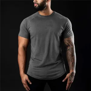 GENDAWAY Plain Gym T-shirt for Men