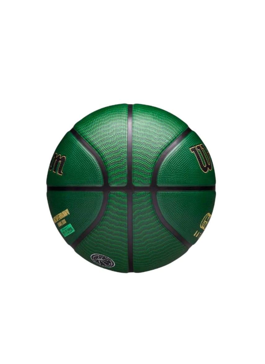 Giannis Antetokounmpo Milwaukee Bucks Wilson Player Icon Size 7 NBA Basketball
