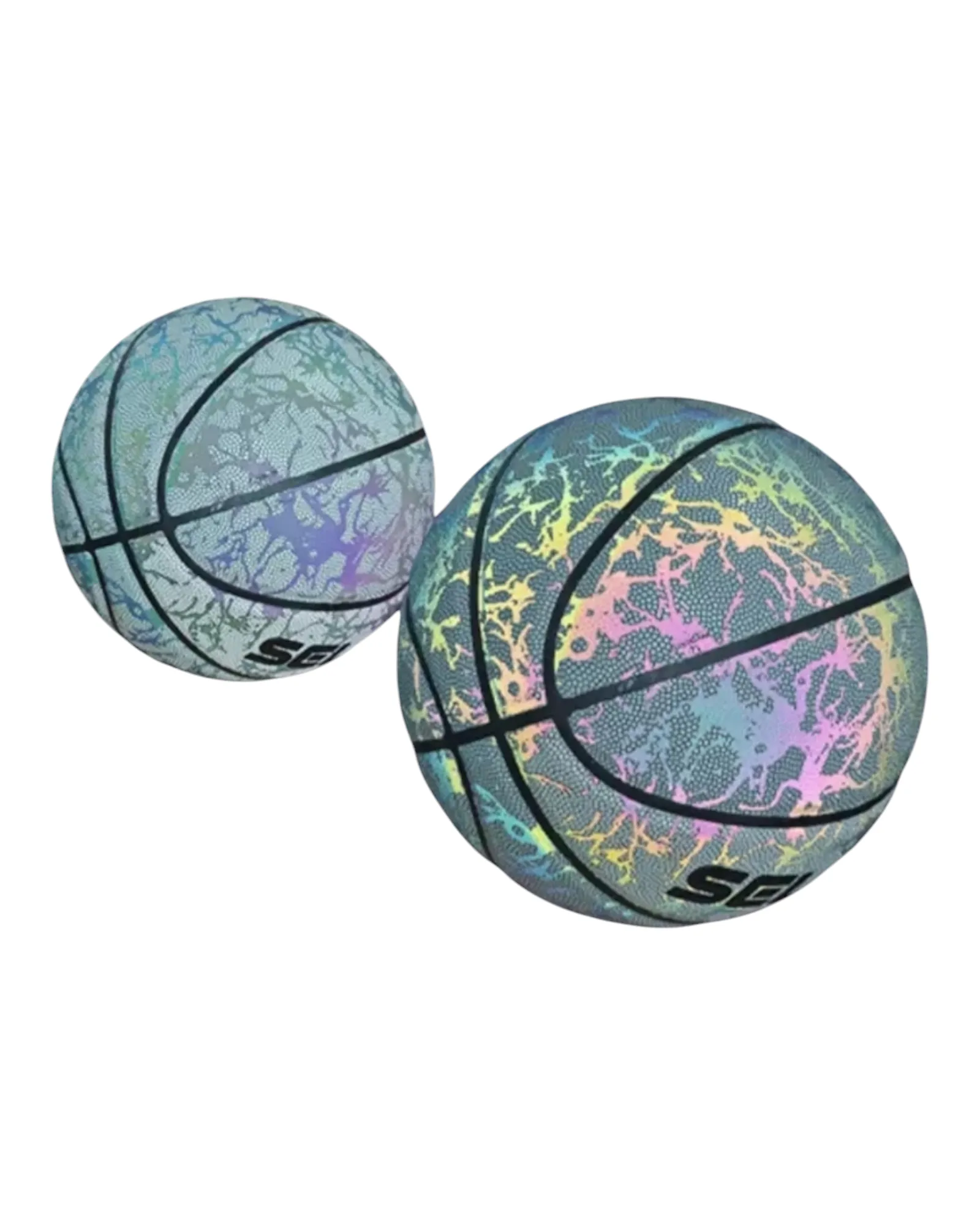 Glow-In-The-Dark Rainbow Basketball