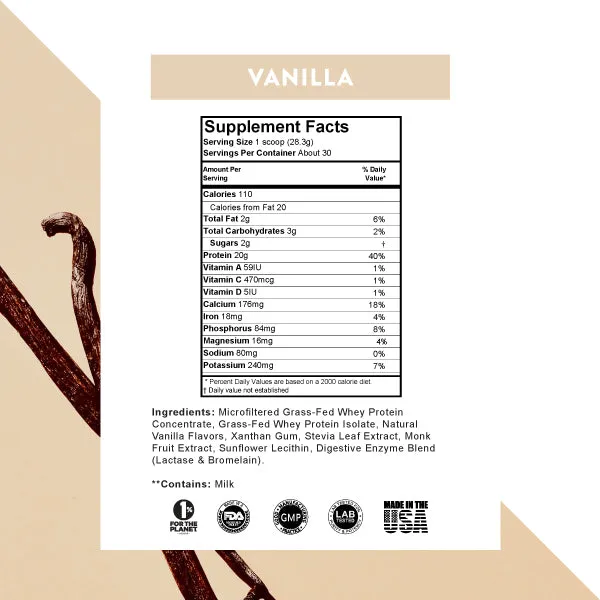 Grass-Fed Whey Protein