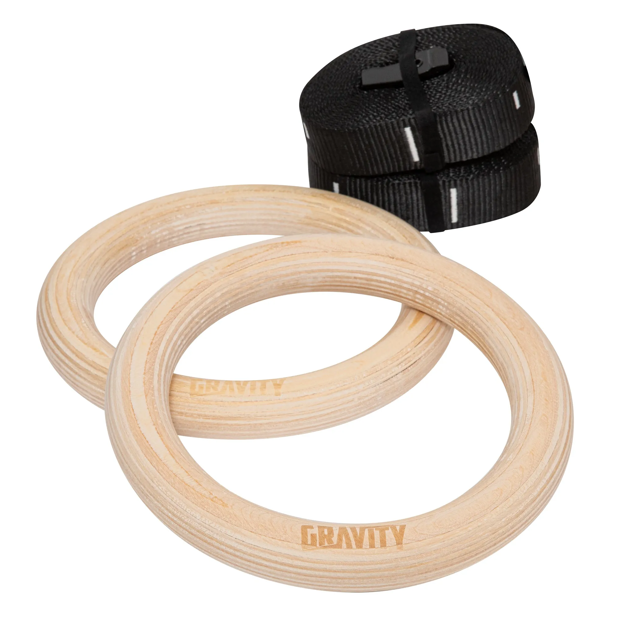 Gravity Fitness Wooden Gymnastic Rings