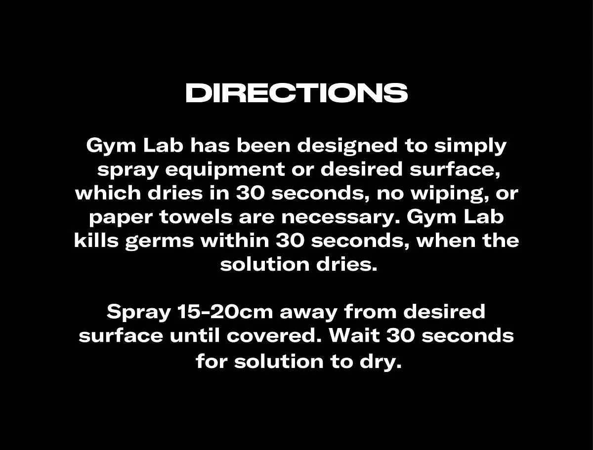 Gym Lab Multipurpose Equipment Sanitizer