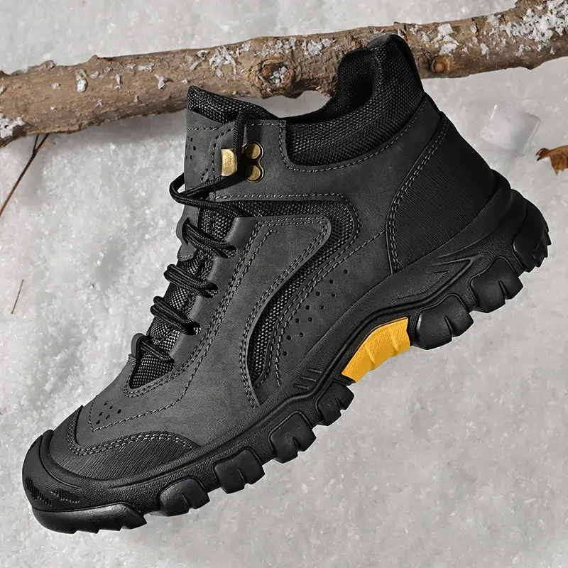 High-Top Breathable Hiking Sneakers – Durable, Comfortable, and Stylish
