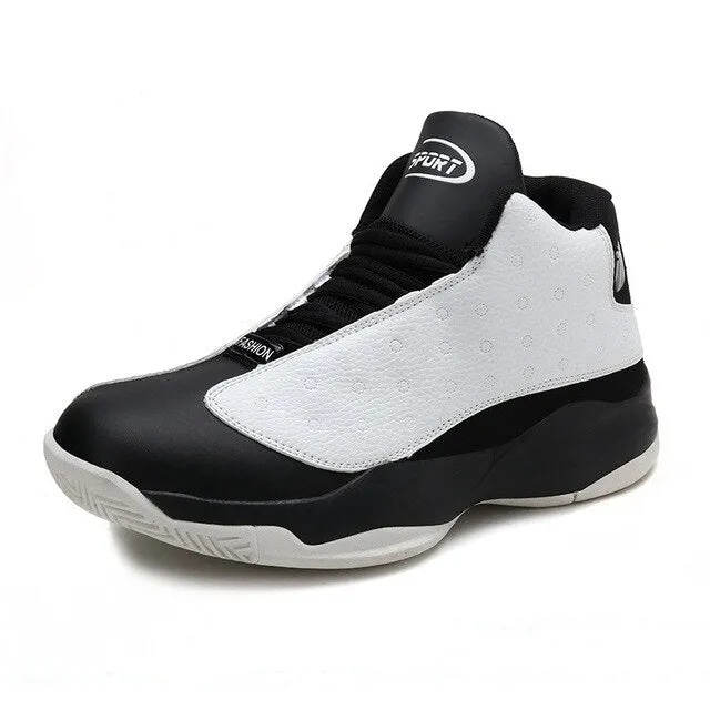 High Top Retro Basketball Trainers Shoes Mens Non-slip Outdoor Sports Casual Shoes Men Basketball Training Shoes Men Sneakers