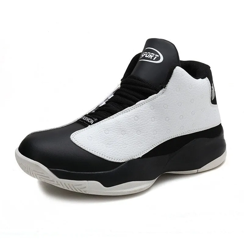 High Top Retro Basketball Trainers Shoes Mens Non-slip Outdoor Sports Casual Shoes Men Basketball Training Shoes Men Sneakers