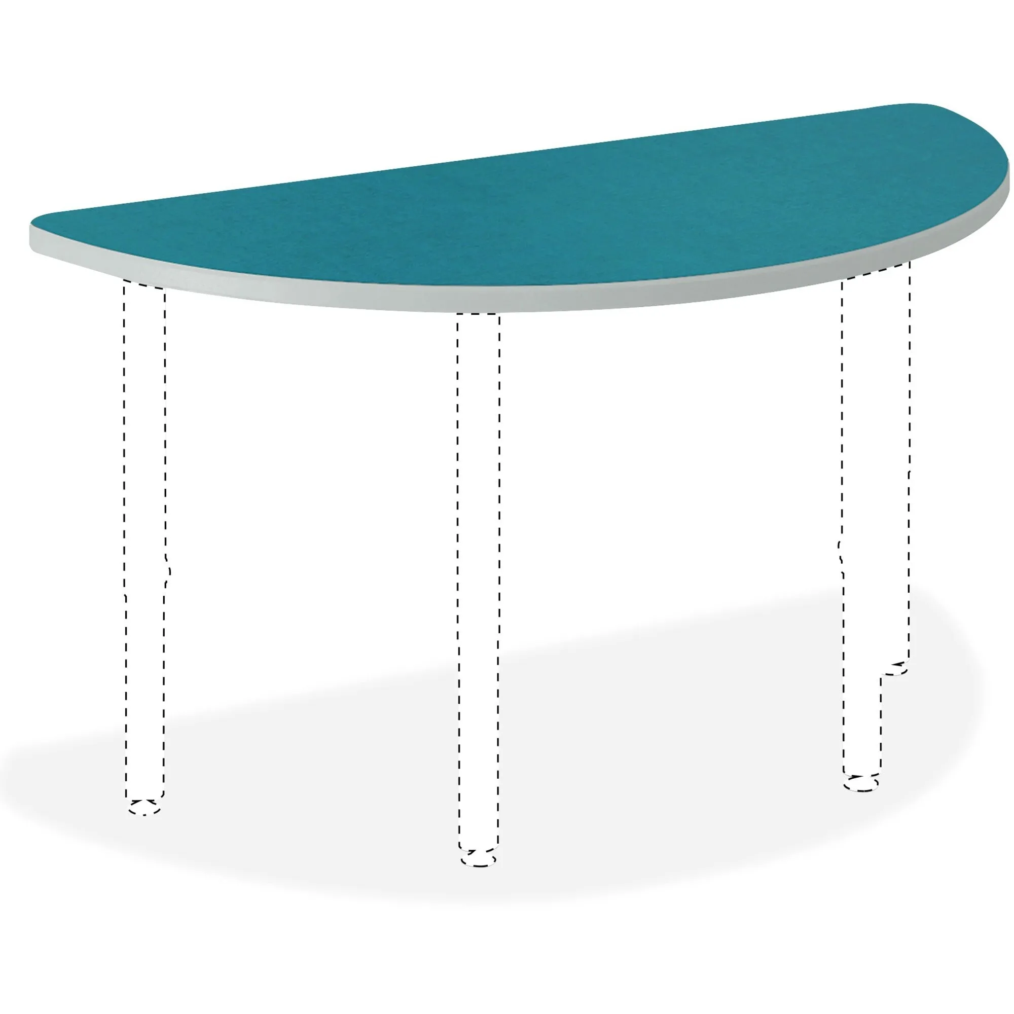 HON Build Half Round Table 60"W x 30"D