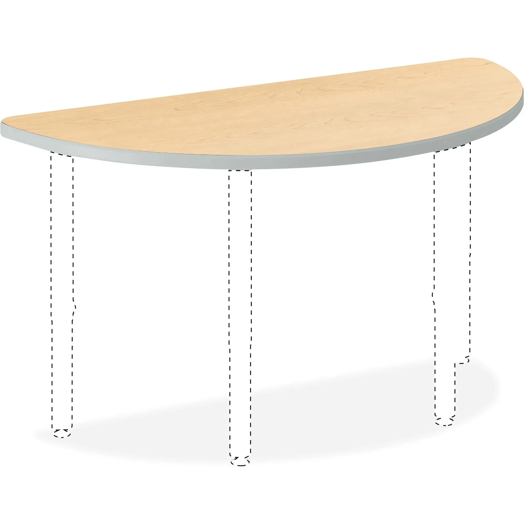 HON Build Half Round Table 60"W x 30"D
