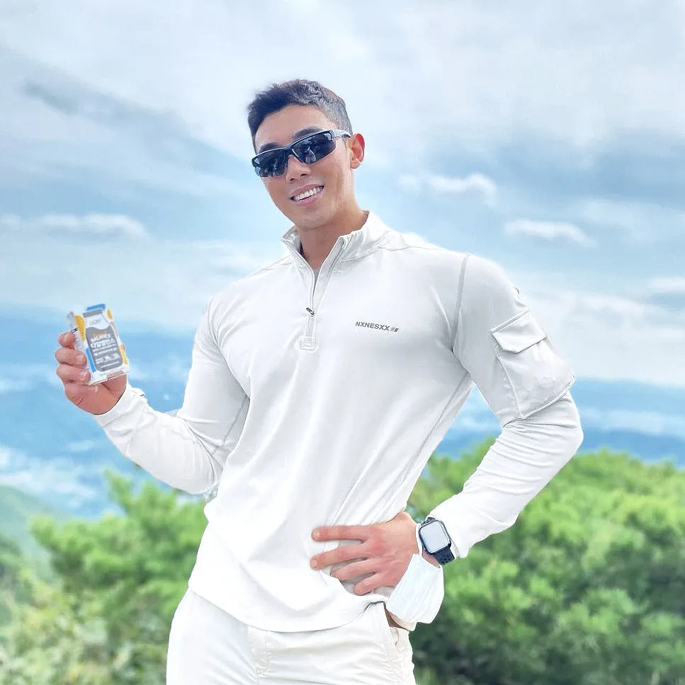 INSTOCK-men's long-sleeved quick-drying training suit