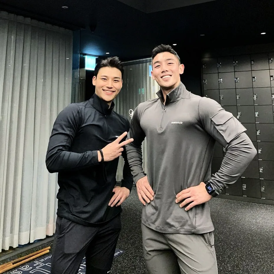 INSTOCK-men's long-sleeved quick-drying training suit